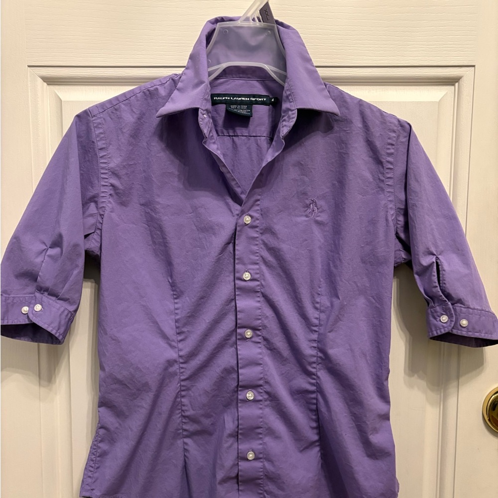 Ralph Lauren Lavender Button Down Shirt